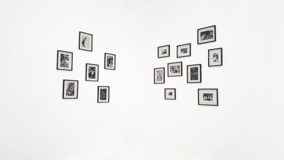 Séria čiernobielych fotografií